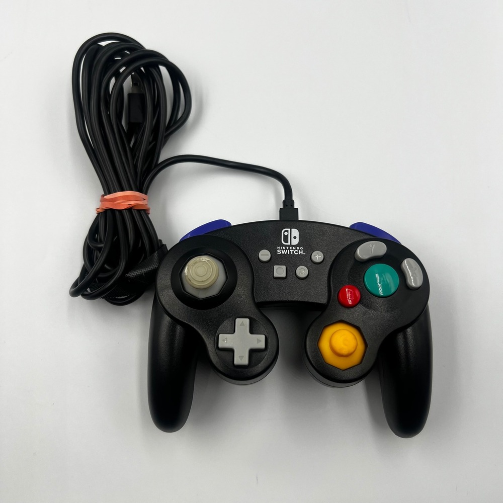 PowerA Nintendo Switch Wired GameCube Style Controller Black 1507843-01